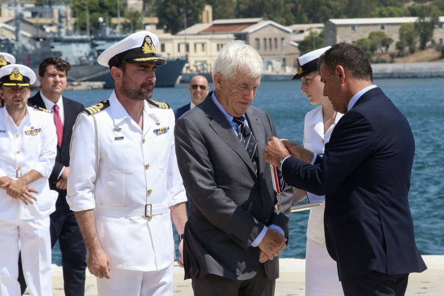 Στον στόλο του Πολεμικού Ναυτικού το πλοίο «Ηρακλής» - Τιμητική διάκριση στον Παναγιώτη Λασκαρίδη