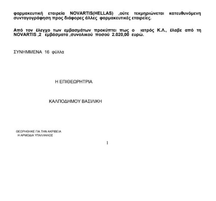 Υπόθεση Novartis: Σε φιάσκο (και) η προσπάθεια του μηχανισμού ΣΥΡΙΖΑ – Ρασπούτιν να εμπλέξουν τον σύζυγο της Ράικου