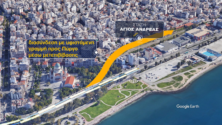 Ο νέος σχεδιασμός για τη Σιδηροδρομική Γραμμή Ρίο - Πάτρα