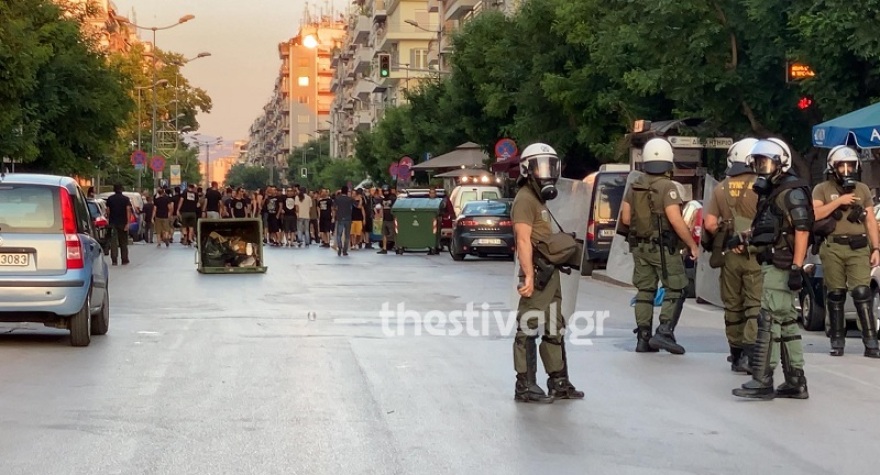 Επεισόδια και στη Θεσσαλονίκη στην πορεία κατά του νομοσχεδίου για τις διαδηλώσεις