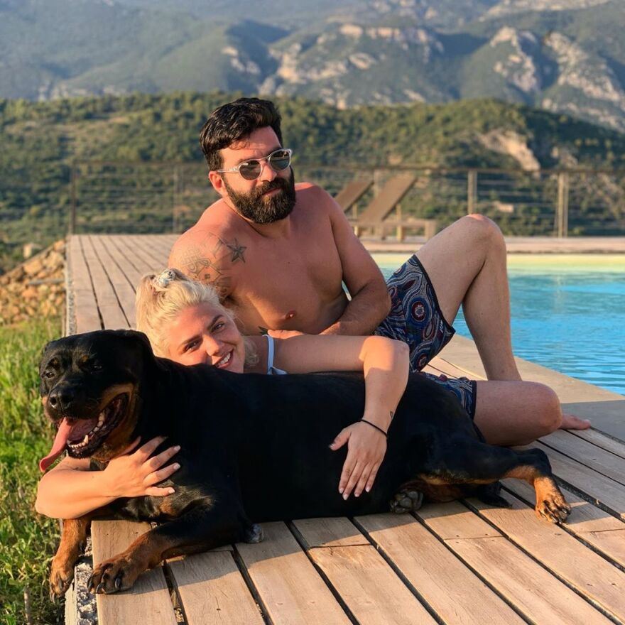 Δανάη Μπάρκα: Ποζάρει με τον σύντροφό της μετά την επανασύνδεσή τους 