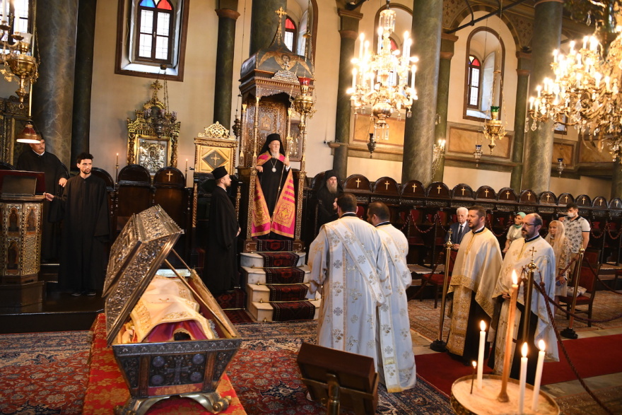 Ο εορτασμός της μνήμης της Αγίας Μεγαλομάρτυρος Ευφημίας στο Οικουμενικό Πατριαρχείο