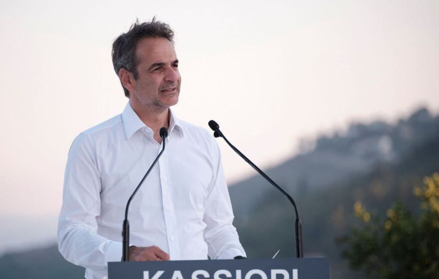 Μητσοτάκης από Κασσιόπη Κέρκυρας: Προτεραιότητά μας η προσέλκυση ξένων επενδύσεων 