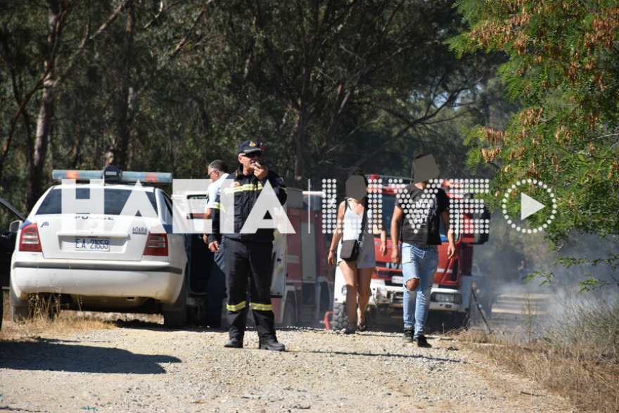  Υπό μερικό έλεγχο η φωτιά σε δασική έκταση στις Θίνες Βαρθολομιού στην Ηλεία