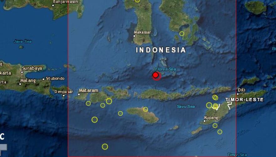 Σεισμός 5,7 Ρίχτερ στη θάλασσα της Ινδονησίας