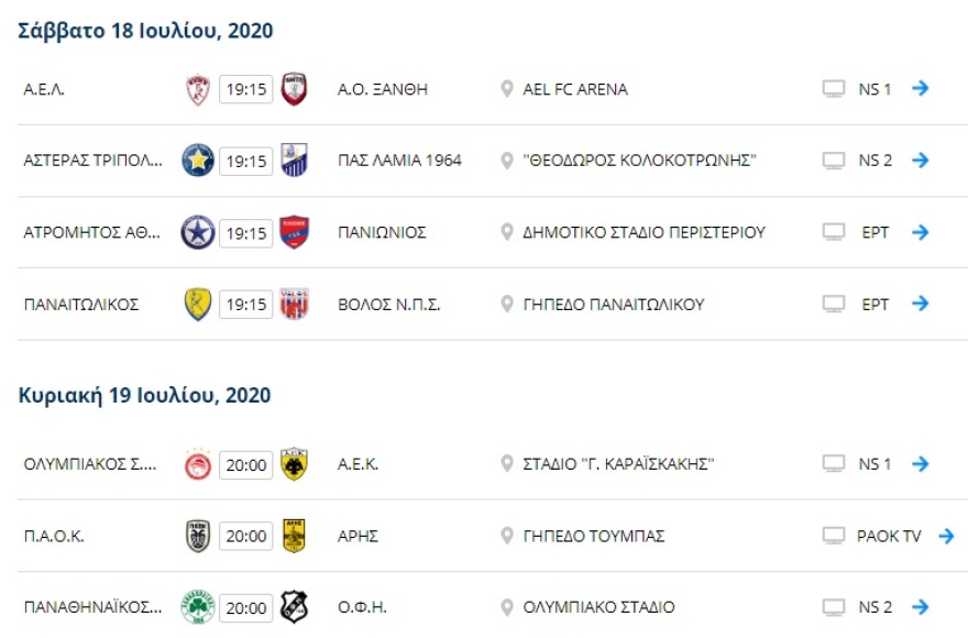 Super League: Το «σεντόνι» κρίνεται στο ΟΑΚΑ!