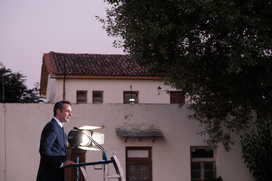 Μητσοτάκης στον Ωρωπό: Το πολίτευμά μας και η ελευθερία των Ελλήνων κινδυνεύουν από τον δημαγωγικό λαϊκισμό