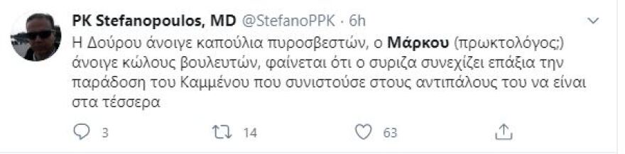 Χαμός στο Twitter με τον Μάρκου του ΣΥΡΙΖΑ: Πολιτική βγαλμένη από το... «οθωμανικό δίκαιο»!