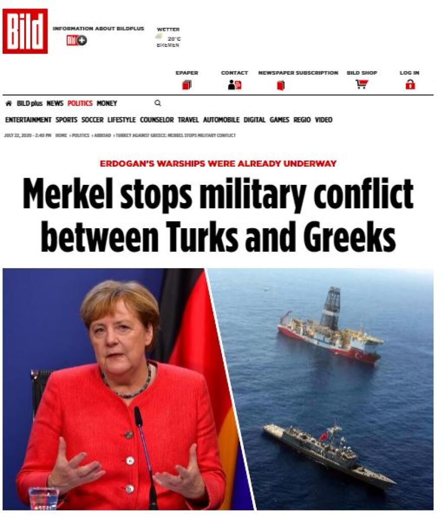 Αποκλιμάκωση στο Αιγαίο «βλέπουν» οι Γερμανοί μετά την παρέμβαση Μέρκελ