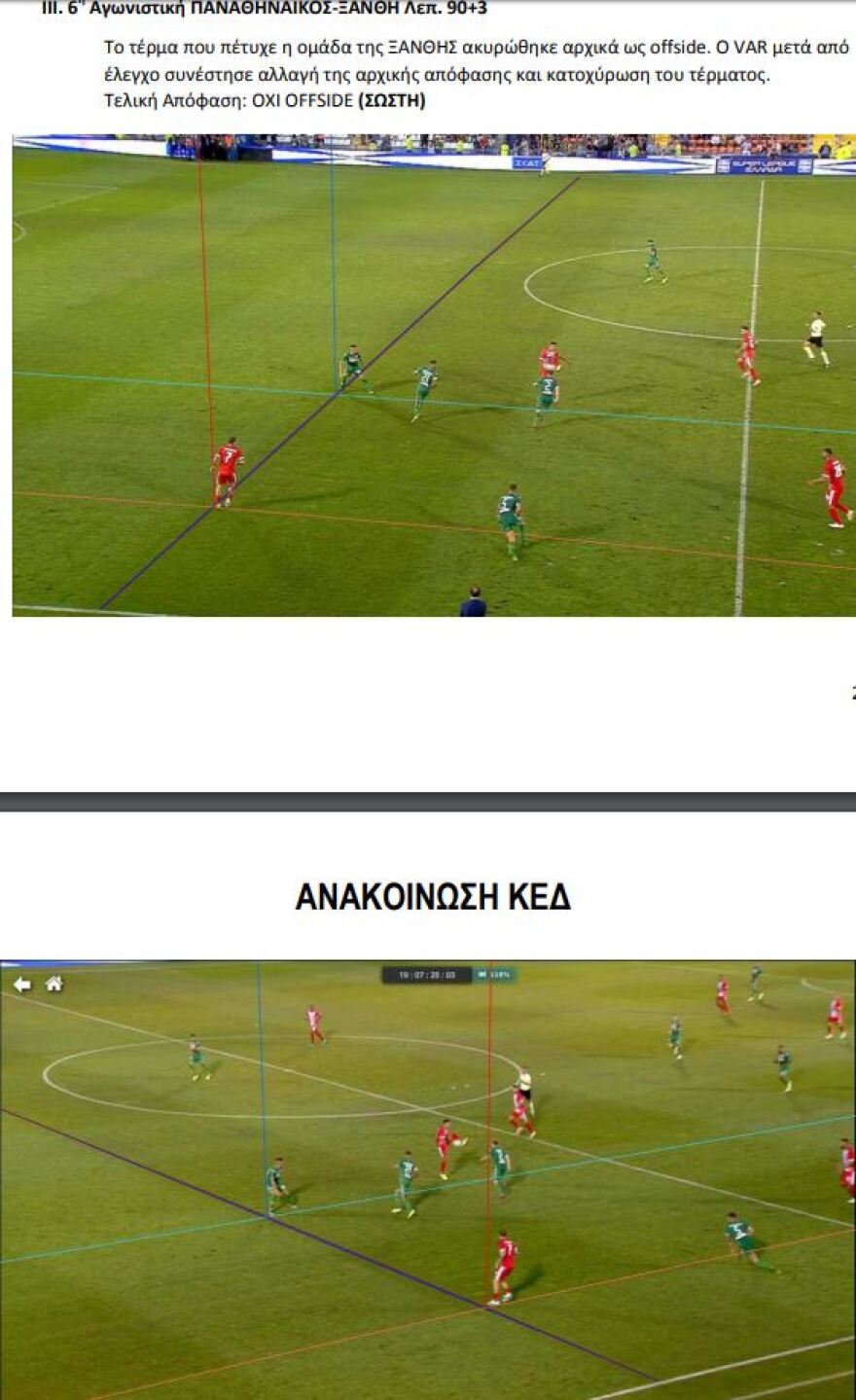 ΚΕΔ: Ανακοίνωσε τα λάθη και τα σωστά στις περιπτώσεις οφσάιντ