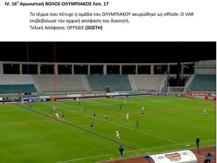 ΚΕΔ: Ανακοίνωσε τα λάθη και τα σωστά στις περιπτώσεις οφσάιντ