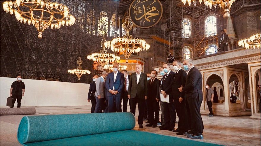 Αγιά Σοφιά: Ανοίγει αύριο στις 10 το πρωί για τους μουσουλμάνους - Το μεσημέρι η προσευχή 