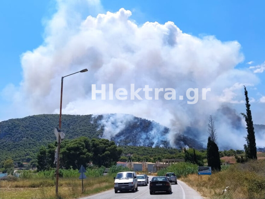 Κεχριές: Εκκενώθηκαν κατασκήνωση και δύο οικισμοί - Ο Χαρδαλιάς ενεργοποίησε το σύστημα Copernicus