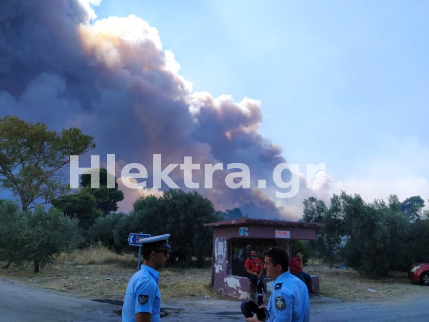Κεχριές: Εκκενώθηκαν κατασκήνωση και δύο οικισμοί - Ο Χαρδαλιάς ενεργοποίησε το σύστημα Copernicus