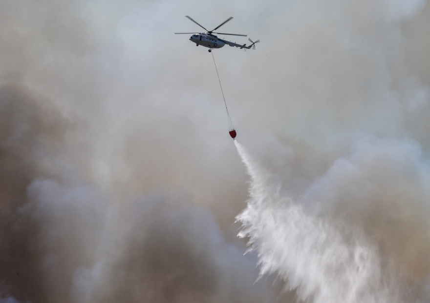 Ηλεία: Μαίνεται η φωτιά στην περιοχή Γραμματικό -  Δεν απειλούνται κατοικημένες περιοχές