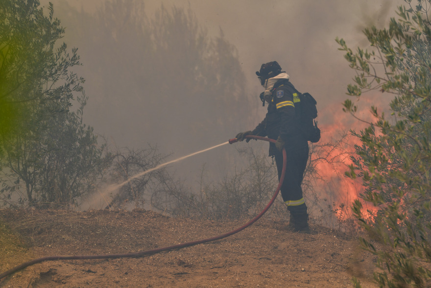 Ηλεία: Μαίνεται η φωτιά στην περιοχή Γραμματικό -  Δεν απειλούνται κατοικημένες περιοχές