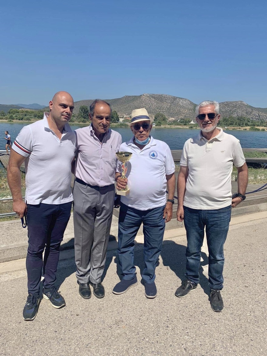 Ο καπετάν Παναγιώτης Τσάκος τιμήθηκε στο 86ο Πανελλήνιο Πρωτάθλημα Κωπηλασίας