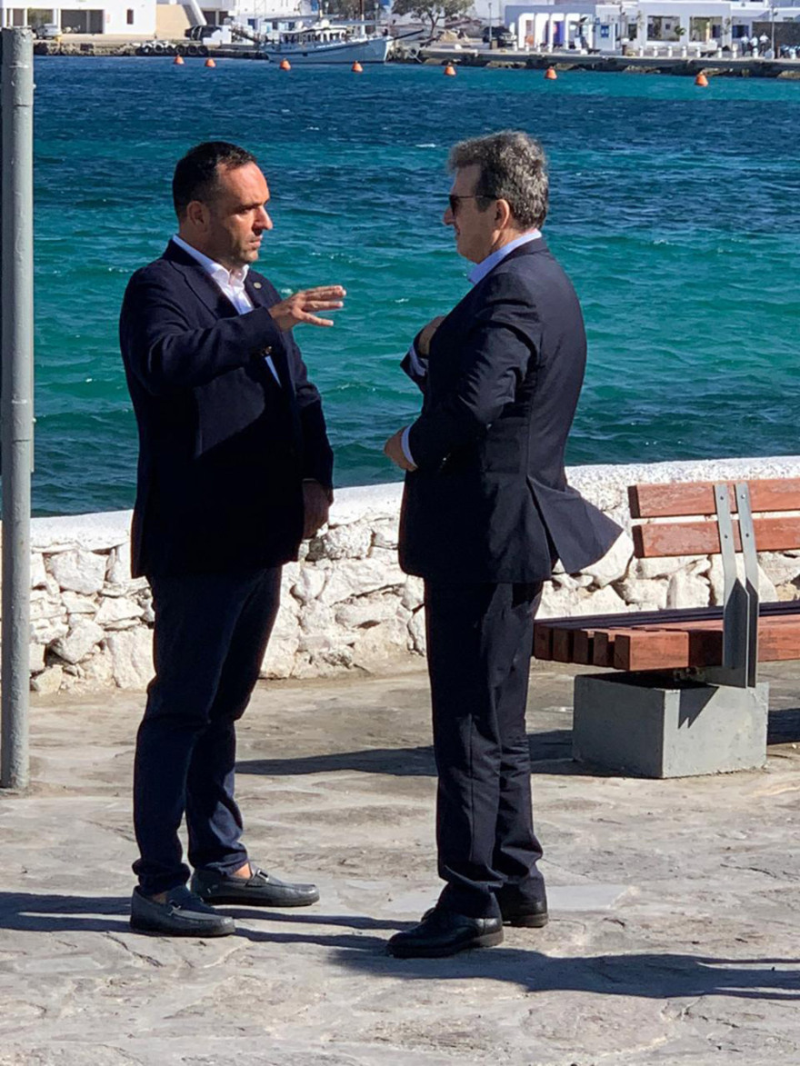 Χρυσοχοΐδης από Μύκονο: Θα κρατήσουμε το νησί ασφαλές με κάθε νόμιμο τρόπο