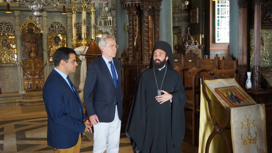 Την Ύδρα επισκέφτηκε ο Αμερικανός πρεσβευτής Τζέφρι Πάιτ