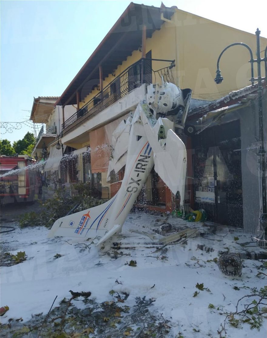 Πτώση μονοκινητήριου αεροπλάνου στην Πρώτη Σερρών - Δείτε φωτογραφίες