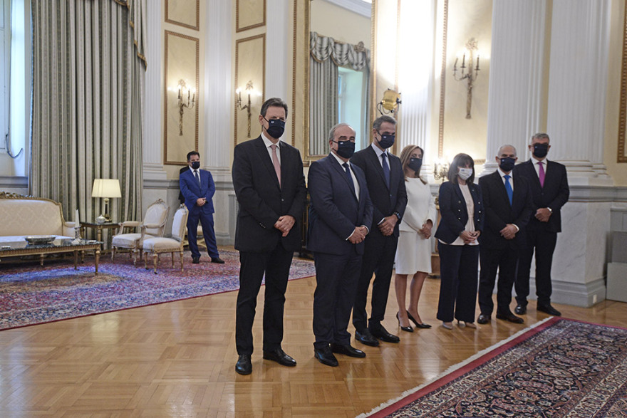 Ορκίστηκαν τα νέα μέλη του υπουργικού συμβουλίου