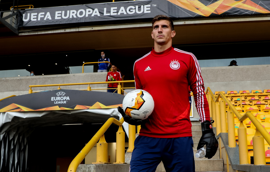 Προπόνηση στο «Μολινό» για τους παίκτες του Ολυμπιακού