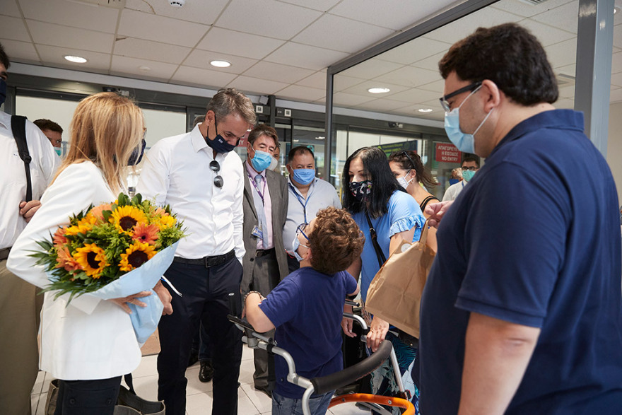 Μητσοτάκης από Χάλκη: Προτεραιότητά μας η πρόσβαση κάθε πολίτη σε υπηρεσίες Υγείας