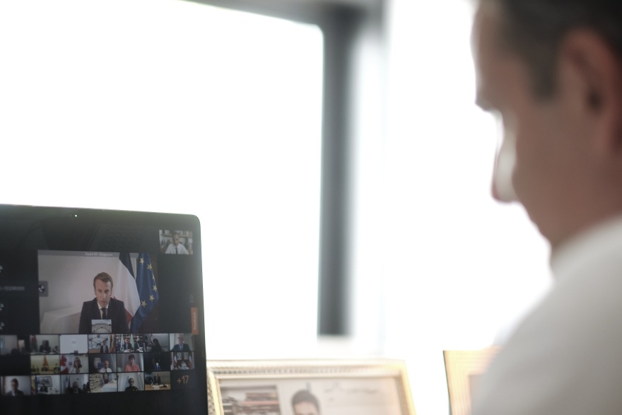 Ο Μητσοτάκης στη διεθνή διάσκεψη για την παροχή βοήθειας στον Λίβανο