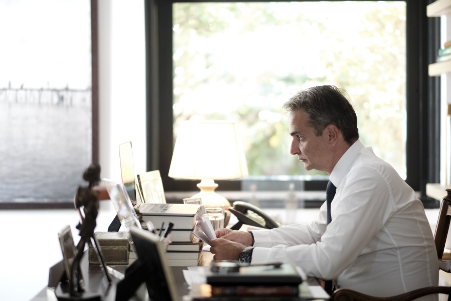 Ο Μητσοτάκης στη διεθνή διάσκεψη για την παροχή βοήθειας στον Λίβανο