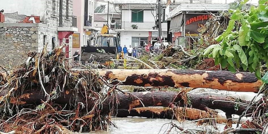 Κακοκαιρία «Θάλεια» - Εύβοια: Βίντεο και φωτογραφίες από τη θεομηνία