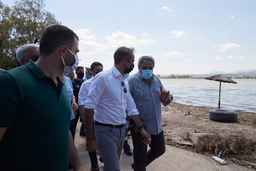 Μητσοτάκης μετά την αυτοψία στην Εύβοια: Δίπλα στους πληγέντες η πολιτεία, άμεσα θα εγκριθούν οι αποζημιώσεις