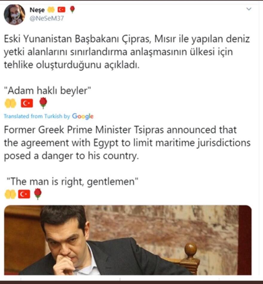 Οι Τούρκοι πανηγύρισαν και στο Twitter για το άρθρο του Τσίπρα