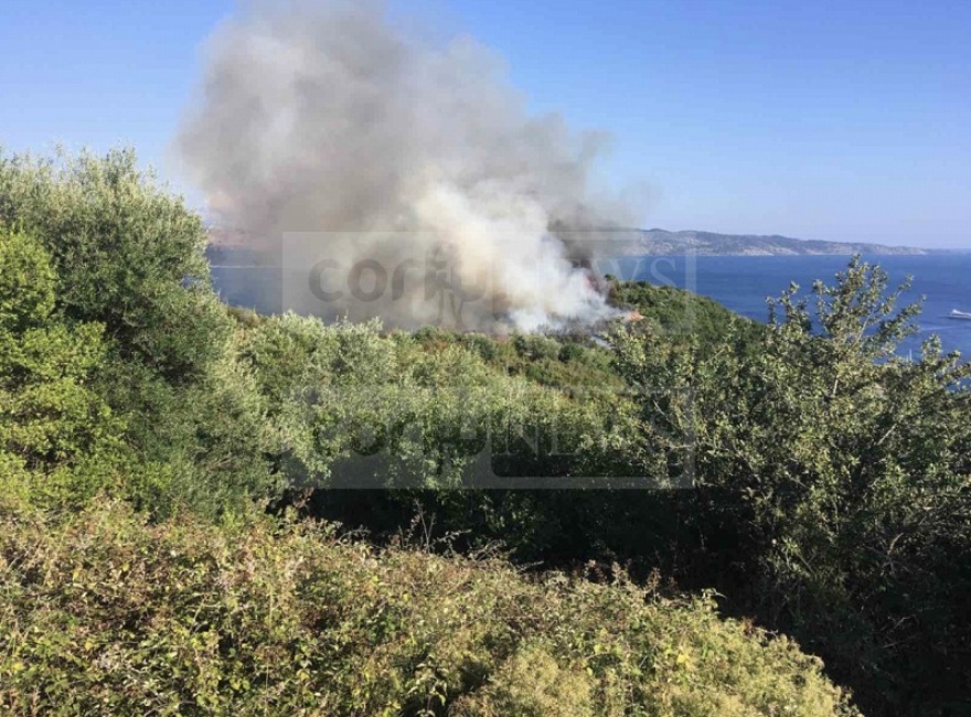 Κέρκυρα: Δύσκολη νύχτα για τους πυροσβέστες – Κάηκαν πάνω από 200 στρέμματα δάσους στον Άγιο Στέφανο