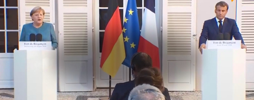 Ηχηρό μήνυμα από Μακρόν και Μέρκελ προς την Αγκυρα