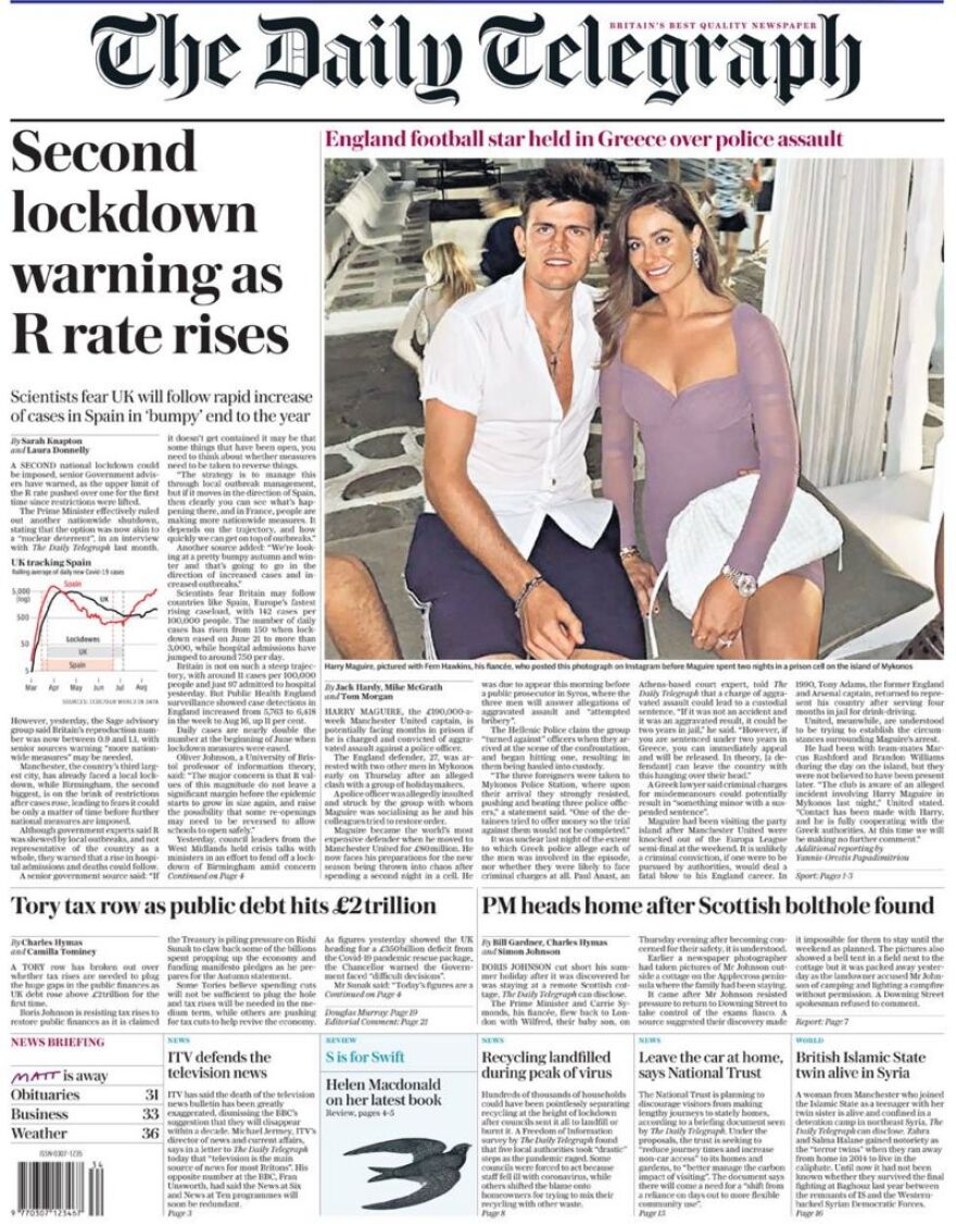 Χάρι Μαγκουάιρ: «Ντροπή» γράφουν για τη σύλληψή του στη Μύκονο