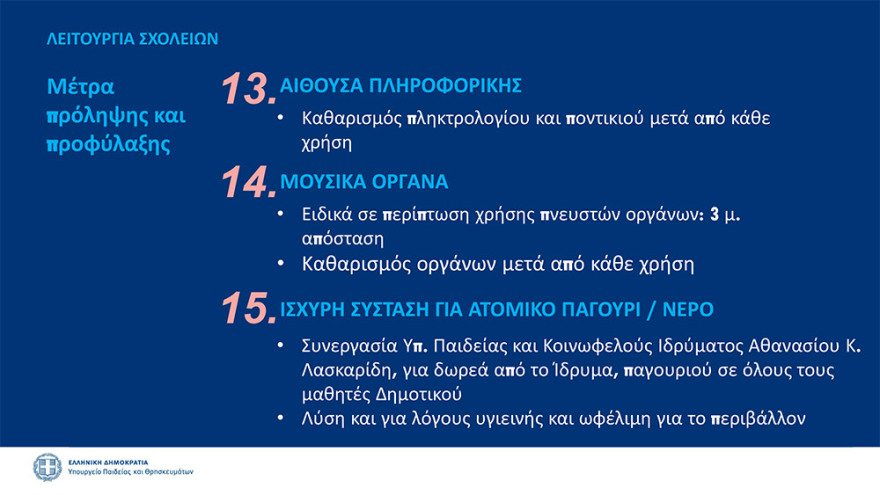 Κεραμέως: Πιθανή παράταση στο άνοιγμα των σχολείων - Την 1η Σεπτεμβρίου οι τελικές αποφάσεις - Δείτε όλα τα μέτρα