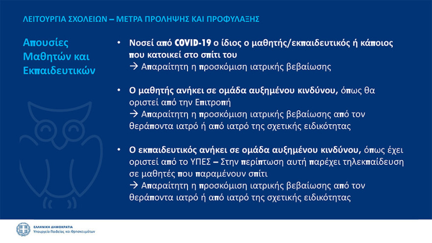 Κεραμέως: Πιθανή παράταση στο άνοιγμα των σχολείων - Την 1η Σεπτεμβρίου οι τελικές αποφάσεις - Δείτε όλα τα μέτρα