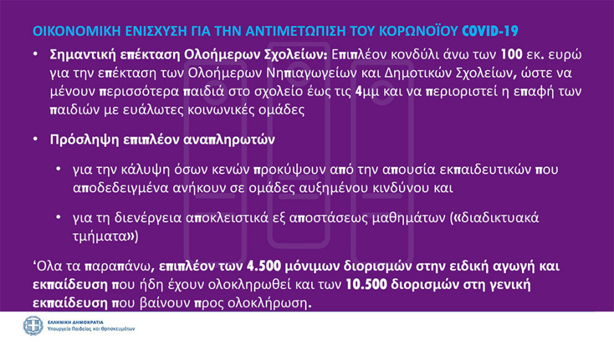 Κεραμέως: Πιθανή παράταση στο άνοιγμα των σχολείων - Την 1η Σεπτεμβρίου οι τελικές αποφάσεις - Δείτε όλα τα μέτρα