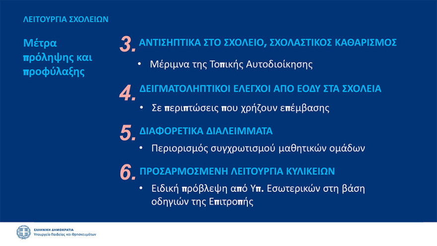 Κεραμέως: Πιθανή παράταση στο άνοιγμα των σχολείων - Την 1η Σεπτεμβρίου οι τελικές αποφάσεις - Δείτε όλα τα μέτρα