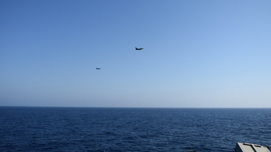 Βίντεο: Εντυπωσιακές εικόνες από την αεροναυτική άσκηση των Ενόπλων Δυνάμεων στην Ανατολική Μεσόγειο