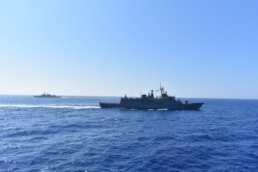 Βίντεο: Εντυπωσιακές εικόνες από την αεροναυτική άσκηση των Ενόπλων Δυνάμεων στην Ανατολική Μεσόγειο