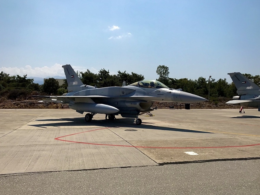 Φωτογραφίες: Tα μαχητικά αεροσκάφη των Ηνωμένων Αραβικών Εμιράτων στη Σούδα