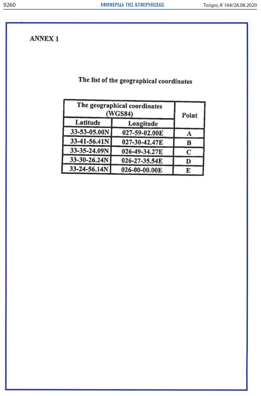 Αυτές είναι οι συμφωνίες της Ελλάδας για ΑΟΖ με Αίγυπτο και Ιταλία 