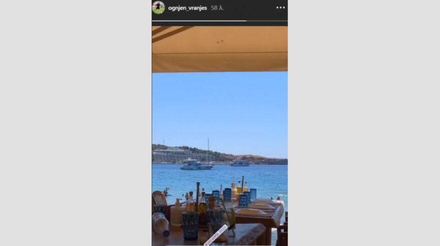 Στην Βουλιαγμένη για μπάνιο ο Βράνιες 