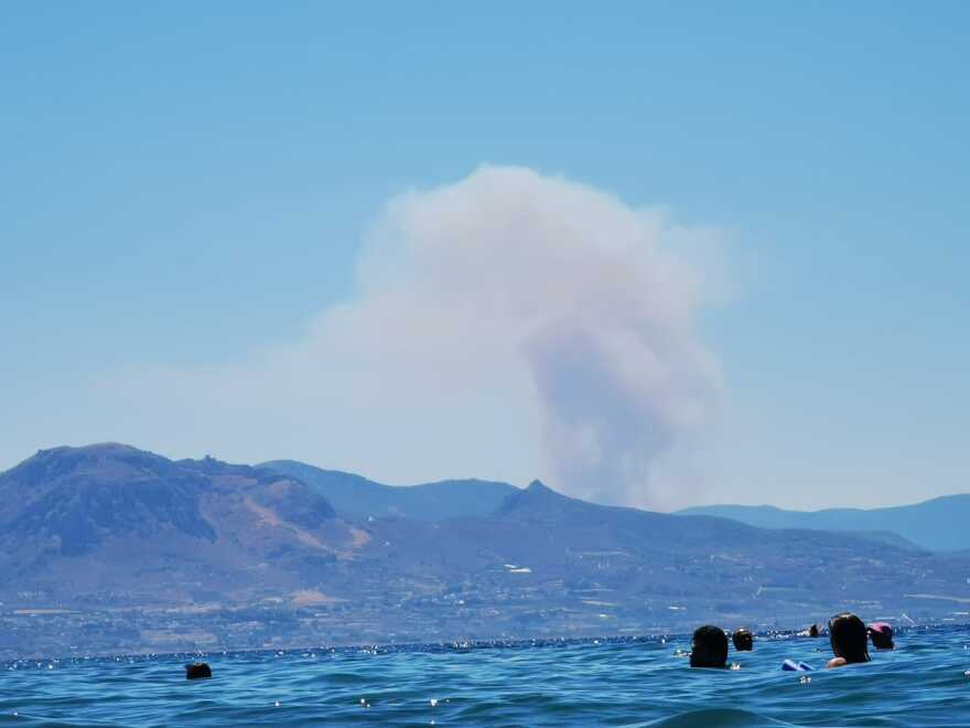 Φωτιά στις Μυκήνες - Εκκενώθηκε ο αρχαιολογικός χώρος