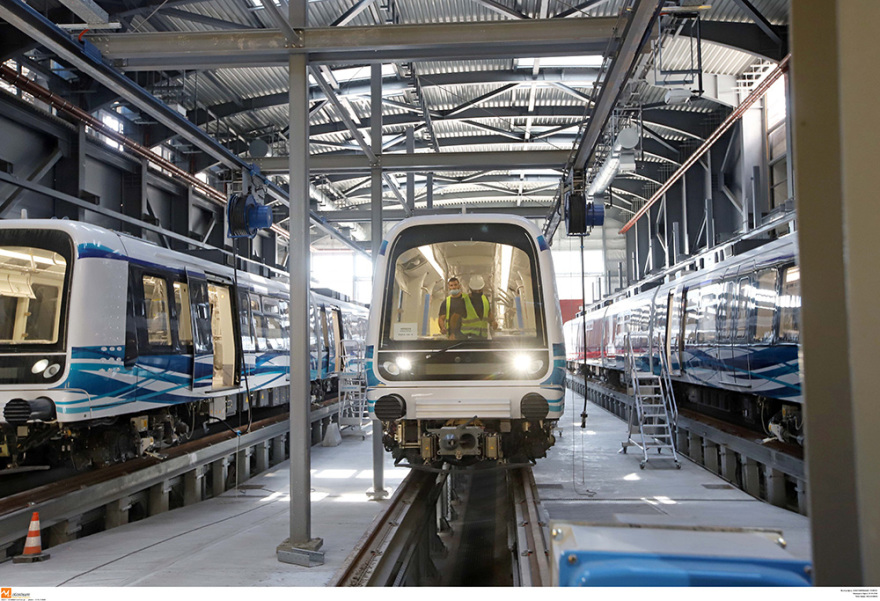 Το μετρό Θεσσαλονίκης σε κίνηση για πρώτη φορά 