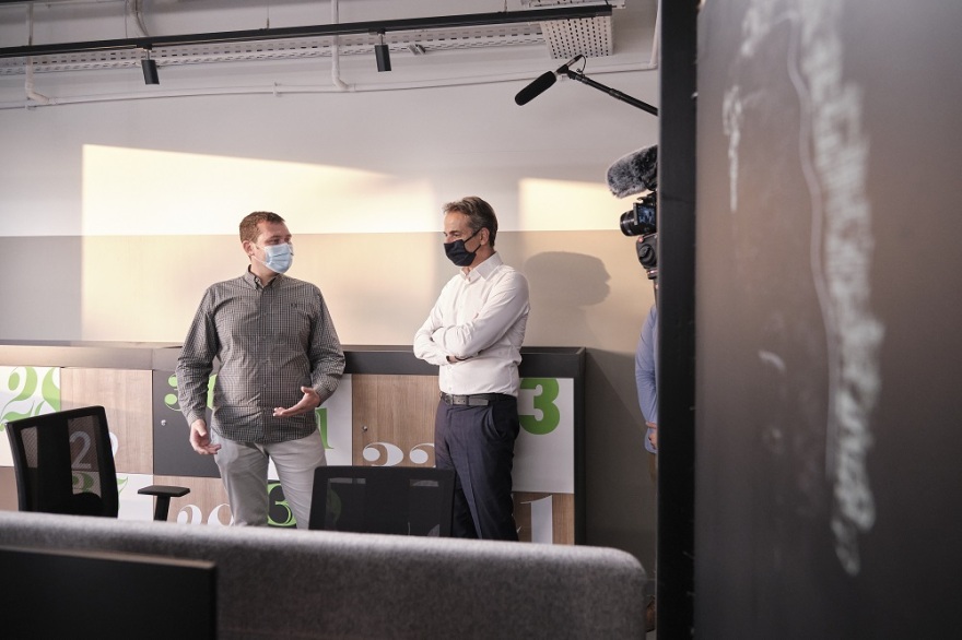 Στην Τεχνόπολη Θεσσαλονίκης ο Μητσοτάκης: «Βλέπουμε τάσεις ενός αντίστροφου brain drain»