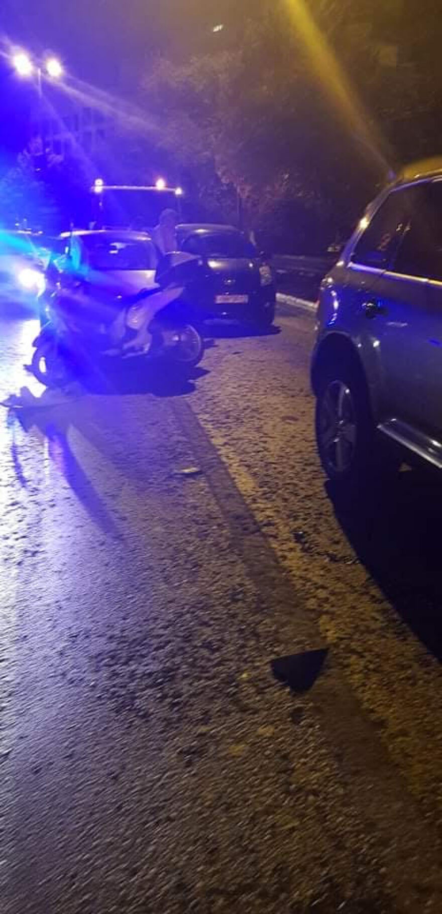 Καραμπόλα τεσσάρων οχημάτων στη λεωφόρο Κηφισίας στο ύψος του ΚΑΤ