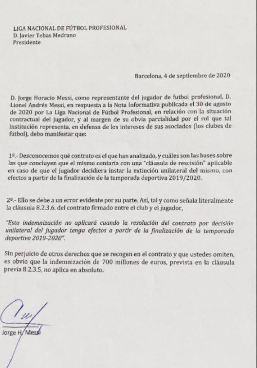 Μέσι: «Μένω στην Μπαρτσελόνα για να μην πάμε στα δικαστήρια»