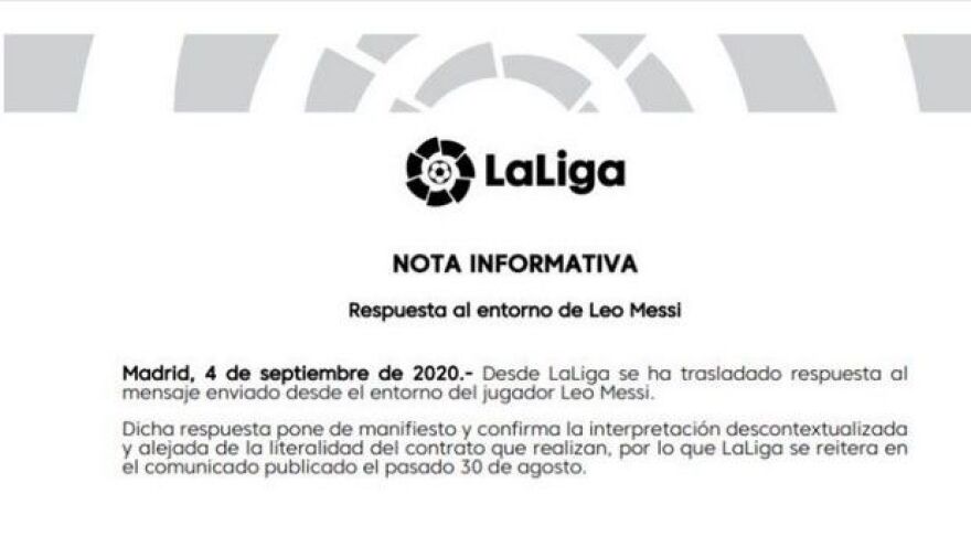 Μέσι: «Μένω στην Μπαρτσελόνα για να μην πάμε στα δικαστήρια»